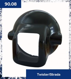 CARCACA FAROL CBX200/TWIST PRET PLASMOTO