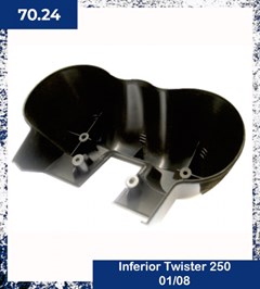CARCACA INF PAINEL CBX250 TWIST PLASMOTO