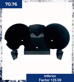 CARCACA INF PAINEL YBR FACTOR PLASMOTO
