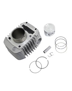 CILINDRO PIST/ANEIS BIZ125 06/08 MET LEV