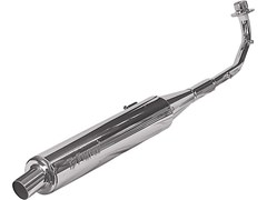 ESCAPAMENTO POP 100 F1 ESPORTIVO CROM FORTUNA