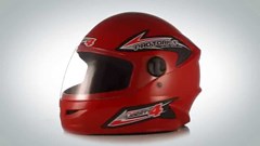 CAPACETE NEW LIBERTY FOUR 58 VERMELHO