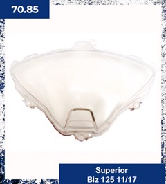 LENTE SUP PAINEL BIZ 125 11/17 PLASMOTO