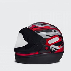 CAPACETE SAN MARINO AUT 62 VERMELHO