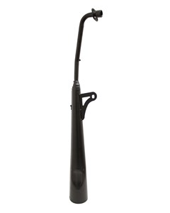 ESCAPAMENTO POP 100 MOD ORIG POLIMET PRETO