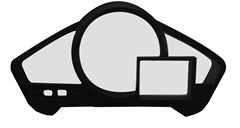 CARCACA SUP PAINEL CB300 AWA