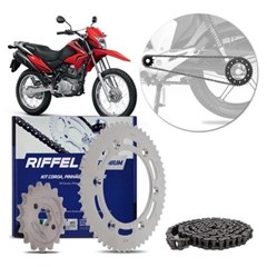 KIT TRANSMISSAO NXR150 RIFFEL 50/17/130L