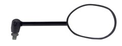 RETROVISOR BIZ 125 MINI ARTICULADO AWA PRETO