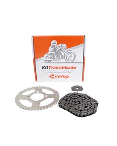KIT TRANSMISSAO XTZ125 COFAP 1045