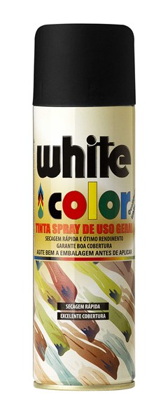 TINTA SPRAY PRETO FOSCO 340ML ORBI QUIMI
