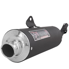 ESCAPAMENTO NXR160 SPORTIVO PRETO FORTUNA