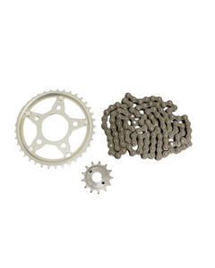 KIT TRANSMISSAO YBR03/09 UNIK 1045