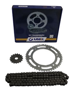 KIT TRANSMISSAO NXR150 UNIK 50/17/130L