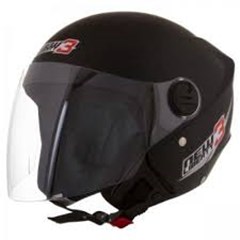 CAPACETE NEW LIBERTY THREE 58 PRETO FOSC