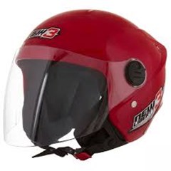 CAPACETE NEW LIBERTY THREE 58 VERMELHO
