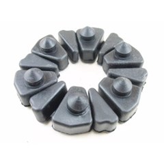 BORRACHA COROA FAZER/LANDER250 VEDOX 6PÇ