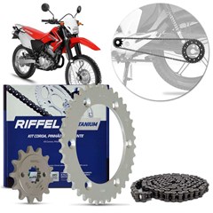 KIT TRANSMISSAO XR250 RIFFEL 1045