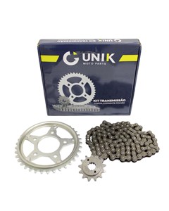 KIT TRANSMISSAO NXR150 UNIK 1045 C/RETEN