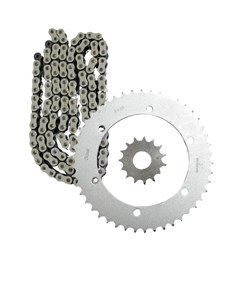 KIT TRANSMISSAO XTZ250 06/08 UNI 428C/RE