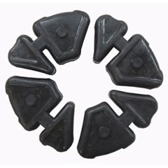 BORRACHA COROA BIZ 125 VEDOX (KIT4PCS)