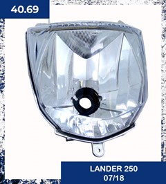 BLOCO OTICO XTZ 250 LANDER PLASMOTO
