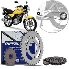 KIT TRANSMISSAO YES/INTRU125 RIFFEL 1045