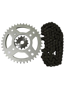 KIT TRANSMISSAO CB250F 16/18 UNIK 1045
