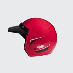 CAPACETE WIND V3 TECNO 58 VERMELHO/PRETO