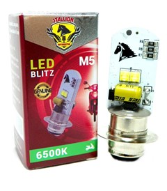 LAMPADA FAROL BIZ125/NXR LED M5 STALLION