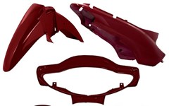 KIT PLASTICO BIZ 02/03 VERMELH 5PCS MELC