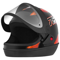 CAPACETE TORK NEW AUT SM 58 PTO/LARANJA