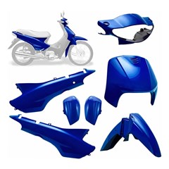 KIT PLASTICO BIZ 2001 AZUL MET 5PCS SPOR
