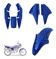 KIT PLASTICO TIT 150 2007 AZUL MET 3PCS
