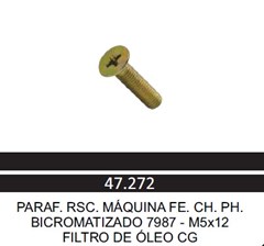 PARAFUSO BOMBA OLEO CG/TITAN 5X12 UNIK