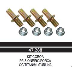 PRISIONEIRO COROA CG C/PORC (KIT8PC)UNIK
