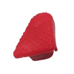 BORRACHA PROT PEDAL FREIO BROS VERMEL RR