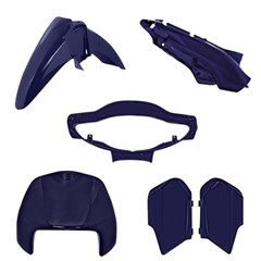 KIT PLASTICO BIZ 98/99 AZUL ROXO 5PCS ME