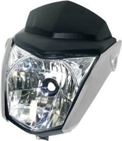 FAROL COMPLETO FAN 150 2014 BRANCO (KIT)