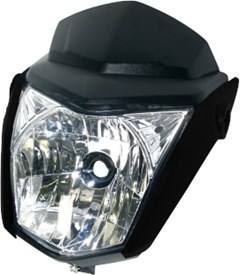 FAROL COMPLETO FAN 150 2014 PRETA (KIT)