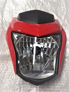 FAROL COMPLETO NXR160 VERMELHA (KIT)