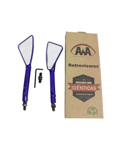 RETROVISOR ARROW AZUL HAST ALUMINI AWA(PAR