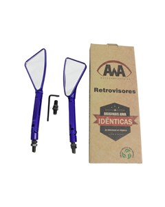 RETROVISOR ARROW AZUL HAST ALUMINI AWA(PAR