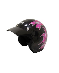 CAPACETE WIND V3 FEMININO 56 PRETO/ROSA