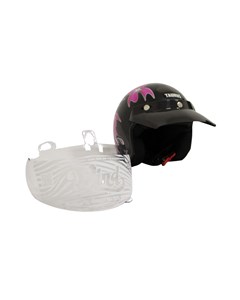 CAPACETE WIND V3 FEMININO 56 PRETO/ROSA