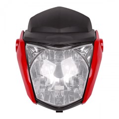 FAROL COMPLETO FAN160 17/18 VERMELH(KIT)