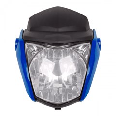 FAROL COMPLETO TIT/FAN150 EX 14 AZUL KIT