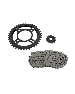 KIT TRANSMISSAO CB250F 16/18 KMC C/RETEN