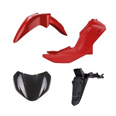 KIT PLASTICO POP110 2016/22 VERM 4PCS ME