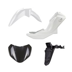 KIT PLASTICO POP110 2016/22 BRANC 4PCS M