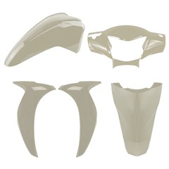 KIT PLASTICO BIZ125 EX 18/23 CREME 4PCS 